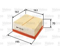 Valeo Air Filter 585160 - Fits Ford Fiesta VI/Van, B-MAX, Ford Australia, Mazda