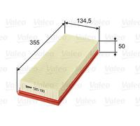 VALEO 585190 Air Filter for CHRYSLER,MERCEDES-BENZ,PUCH