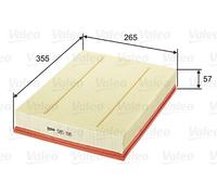 AIR FILTER FOR MERCEDES BENZ VW SPRINTER 3 5 T BUS 907 OM 651 958 CKTB BJJ VALEO