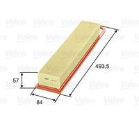 VALEO 585247 Air Filter Engine Filters Excellent Filtration Properties, Longlife Capacity, Exact and Easy Fit