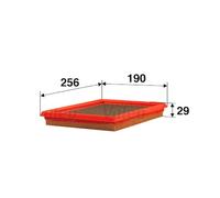 Valeo Air Filter 585329 - Panel Type - Fits Chrysler PT Cruiser (2.0L/2.4L)