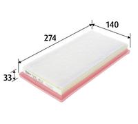 Valeo Air Filter 585457 – Fits Fiat 500/C, Panda/Van, Punto/Pure, 500L; Lancia Ypsilon, Alfa Romeo