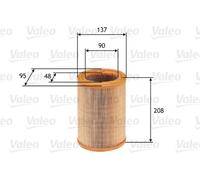 Valeo Air Filter 585608 – Fits Citroen AX/Saxo, Peugeot 106, Nissan Micra, Rover