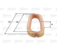 VALEO 585693 Air Filter for MERCEDES-BENZ