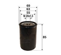 VALEO 586013 Oil filter