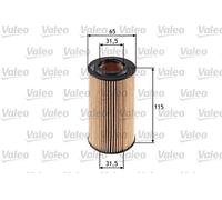 VALEO 586501 Oil filter