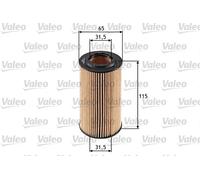 VALEO 586501 Oil filter