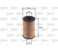 VALEO 586579 Oil Filter Engine Filters Excellent Filtration Properties, Longlife Capacity, Exact and Easy Fit