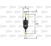 Fuel filter In-Line Filter 587023 VALEO for FORD MAZDA