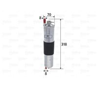 VALEO 587034 Fuel filter for BMW