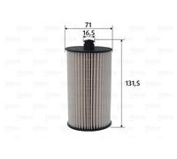 VALEO 587071 Fuel filter