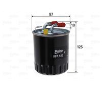 VALEO 587552 Fuel filter for MERCEDES-BENZ