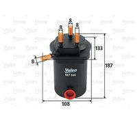 VALEO 587555 Fuel filter