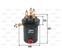 VALEO 587557 Fuel filter for RENAULT