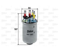 VALEO 587562 Fuel filter