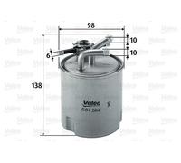VALEO 587564 Fuel filter
