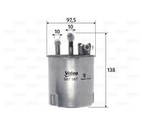 VALEO 587567 Fuel filter