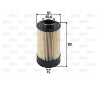 VALEO 587935 Fuel filter