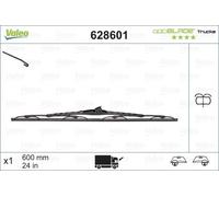 Valeo 628601 OptiBlade Trucks Front Window Windscreen Wiper Blade x1 600mm 24"