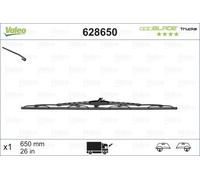 Valeo 628650 OptiBlade Trucks Front Window Windscreen Wiper Blade x1 650mm 26"