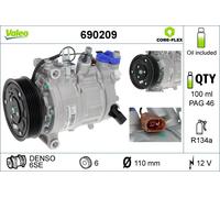 VALEO 690209 Compressor, air conditioning for AUDI,CUPRA,SEAT,SKODA,VW