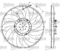 VALEO 698610 Fan, radiator for AUDI,SEAT