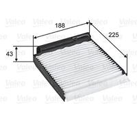 Valeo Cabin Air Filter 698753 - Pollen/Particle Filter - Fits Dacia, Lada, Nissan, Renault