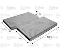 Cabin filter Particulate Filter 698863 VALEO for ALPINA BMW