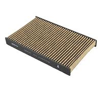 VALEO 701006 Cabin filter for RENAULT MEGANE Activated carbon filter with polyphenol, with antifungal activity, with anti-allergenic properties, 262 mm x 173 mm x 35 mm, CLIMFILTER SUPREME