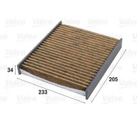 FILTER INTERIOR AIR FOR VOLVO FORD S40 II 544 B 4204 S3 D 5244 T13 V50 545 VALEO
