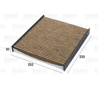 Cabin filter Activated Carbon Filter with polyphenol 701020 VALEO for SEAT VW