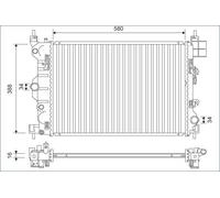 VALEO 701171 Engine radiator