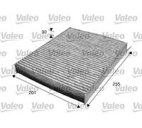 Cabin filter Activated Carbon Filter 715612 VALEO for CITROËN XSARA PICASSO