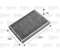 Valeo Cabin Air Filter PROTECT 715702 Pollen filter with actived carbon Protection against pollen, dust, bacteria, gases and bad smells