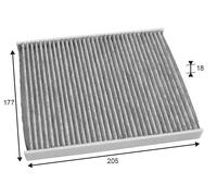VALEO 715723 Pollen filter