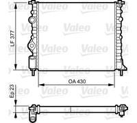 VALEO 731378 Engine radiator