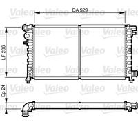 RADIATOR ENGINE COOLING 731530 FOR PEUGEOT 106/II/Van/Hatchback CITROEN 1.5L