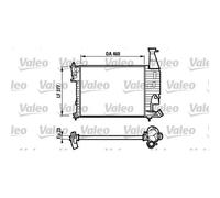 Valeo 732564 Radiator, engine cooling