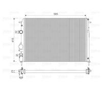 Valeo Service 732866 Radiator