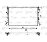 Valeo 732877 Car Engine Cooling Radiator Aluminium Core 415mm 650mm 34mm