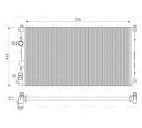 VALEO 732917 Engine radiator