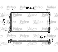 VALEO 732956 Radiator, engine cooling for CHRYSLER