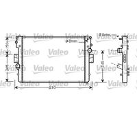 VALEO 734448 Engine radiator