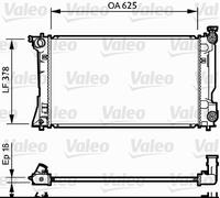 VALEO 734712 Engine radiator