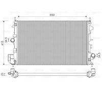 RADIATOR ENGINE COOLING 734981 FOR FIAT VAUXHALL OPEL VECTRA/GTS SIGNUM 1.8L
