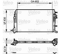 VALEO 735181 Radiator, engine cooling for RENAULT