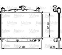 VALEO 735416 Engine radiator
