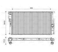 VALEO 735454 Engine radiator