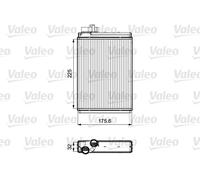 VALEO 811507 Heater matrix