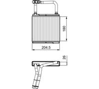 New Heat Exchanger, interior heating for MERCEDES-BENZ:CLS,C219,W211,S211